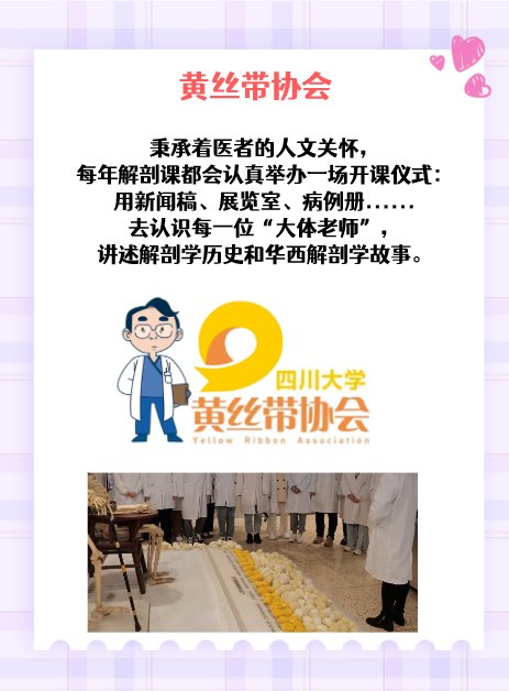 四川大学有哪些社团？