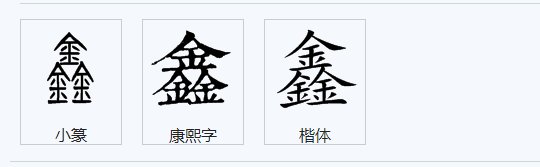 鑫字的含义是什么！