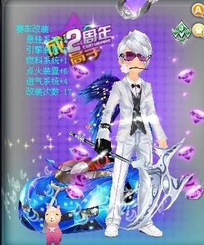 蓝隐的赛车介绍