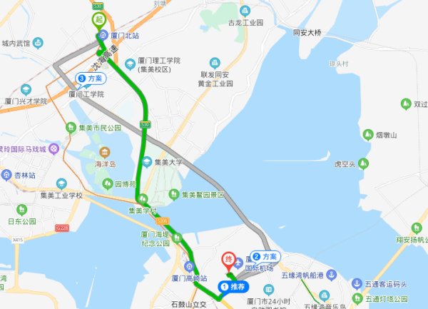 厦门北站至高崎机场多远，打的多少钱，公交车大概坐多久，怎么坐