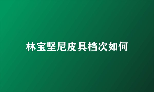 林宝坚尼皮具档次如何