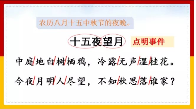 《十五夜望月》的翻译是什么？