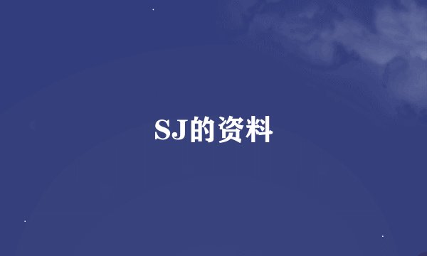 SJ的资料