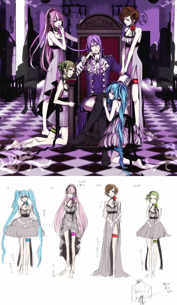 求vocaloid初音家七宗罪的图图，cos用，主求茄子><