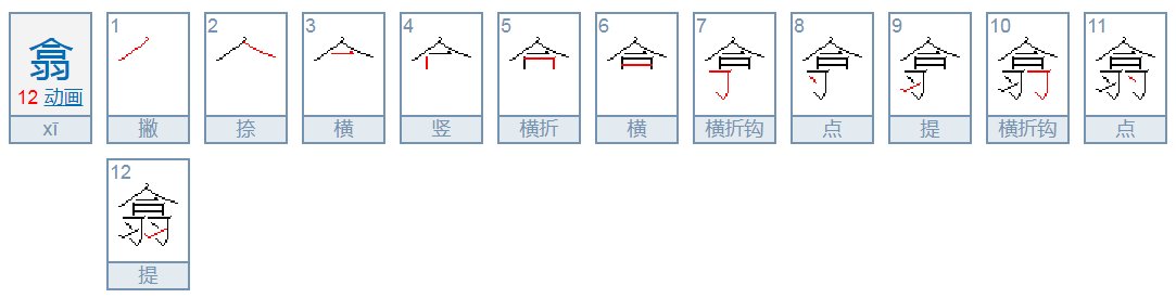 “合羽”是哪个字？