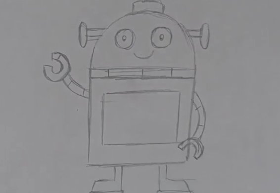 监控人画画教程