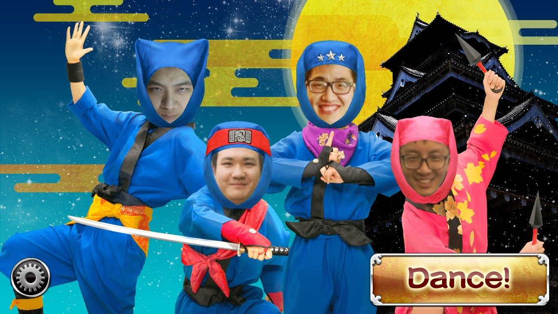 微信朋友圈有人发忍者跳舞自己头像是什么软件