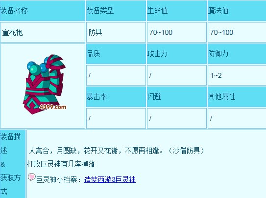 造梦西游3宣花袍在那里打