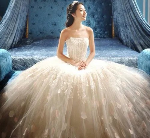 婚纱图片大全唯美2017款  唯美婚纱的款式有哪些