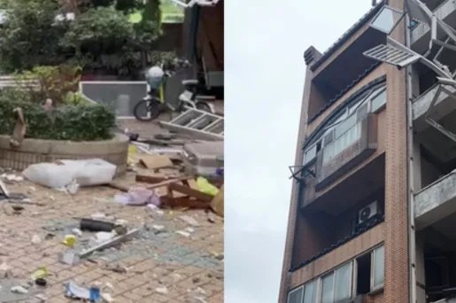 台湾新北发生爆炸“铁窗整片炸飞”满目疮痍，现场情况是怎样的？