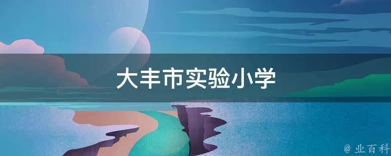 大丰市实验小学