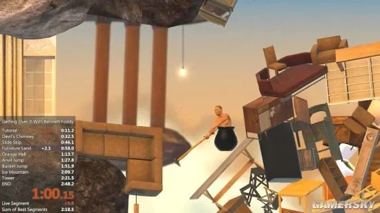 《和班尼特福迪一起攻克难关》通关时间再被刷新 2分42秒速通实况惊人