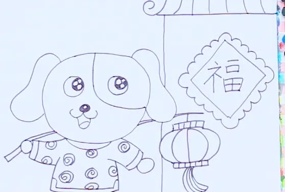 庆元旦 迎新春 绘画