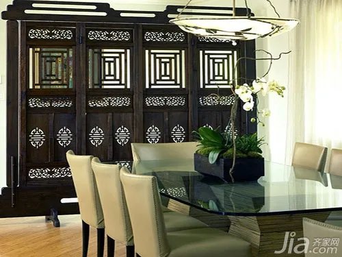 【隔断设计】客厅餐厅隔断效果图赏析