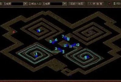 传世五蛇殿怎么走啊？