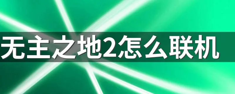 无主之地2怎么联机 联机方法介绍