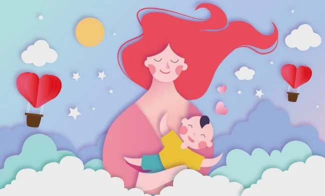 一句简单的晒娃句子