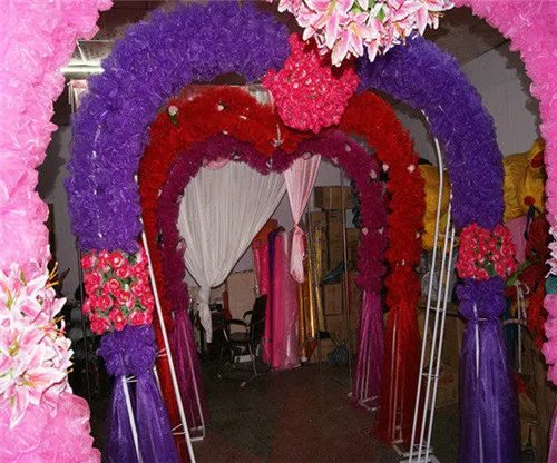 婚庆拱门图片 怎样用气球制作拱门