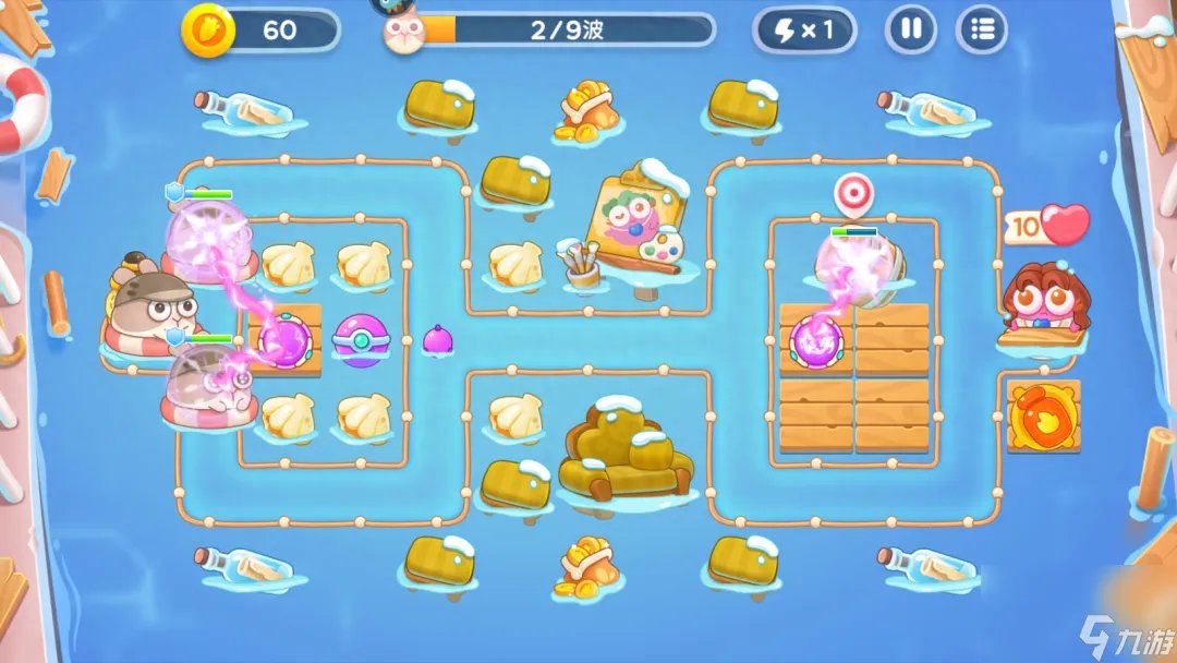 保卫萝卜4阿波尼克号42关攻略图解大全-第42关完美通关方法 每日一条