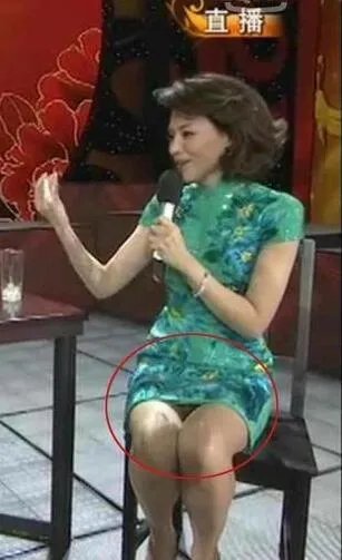董卿春晚内裤疑露底  端庄形象尽毁