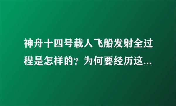 神舟十四号载人飞船发射全过程是怎样的?为何要经历这么多的流程?