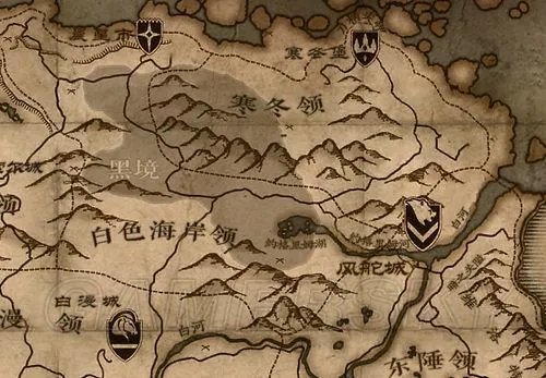《上古卷轴5：天际》黑降地图