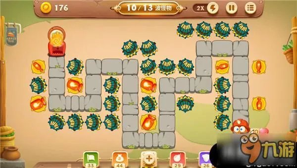 保卫萝卜3集市54关攻略 集市第54关怎么得金萝卜