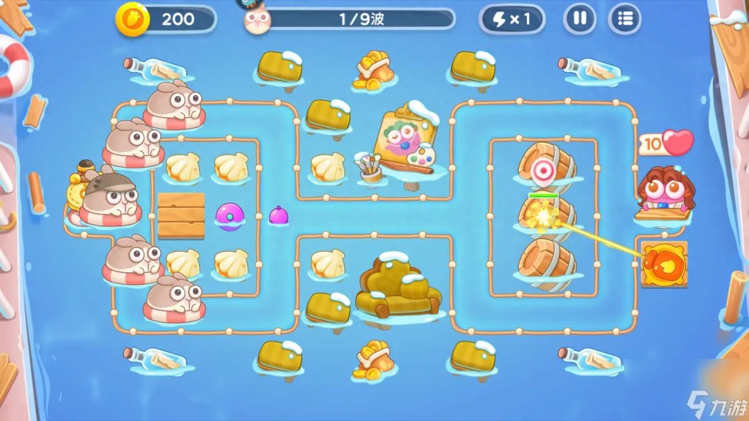 保卫萝卜4阿波尼克号42关攻略图解大全-第42关完美通关方法 每日一条