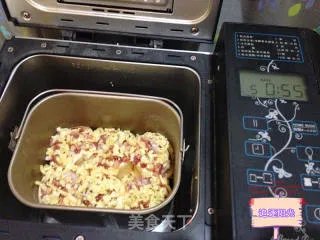 超级爆软芝士培根面包披萨