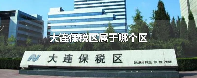 大连保税区属于哪个区