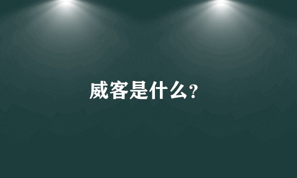 威客是什么?