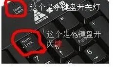 键盘上数字键不能用怎么处理？