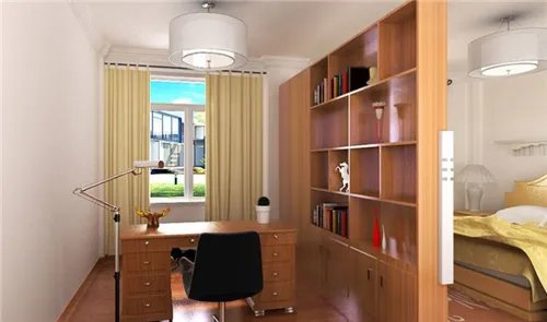 主卧带书房装修效果图  几款不错的主卧带书房设计