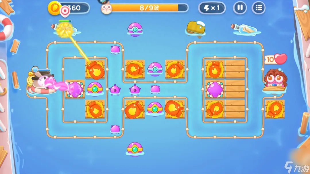 保卫萝卜4阿波尼克号42关攻略图解大全-第42关完美通关方法 每日一条