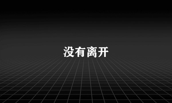 没有离开