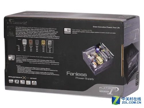 无风扇真静音 海韵X-460FL白金电源评测