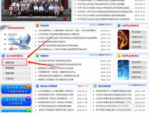 山东会计信息采集操作指南