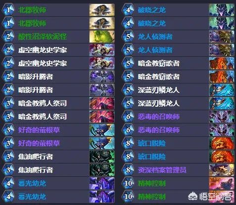 炉石传说狗头人版本什么卡组比较适合上分?