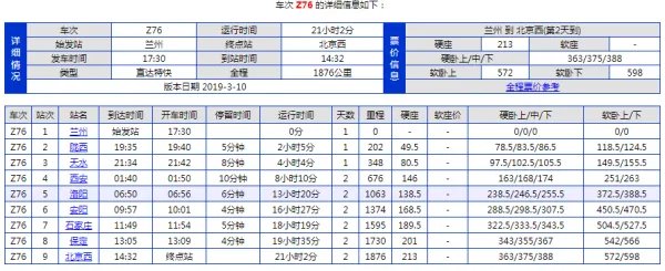 兰州到北京火车经过那些站