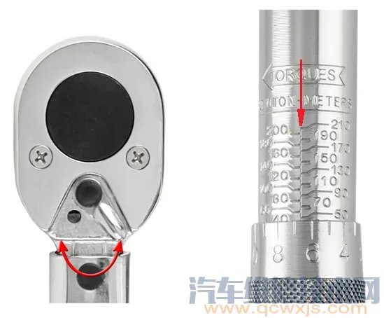 扭力扳手使用方法和注意事项（图解）