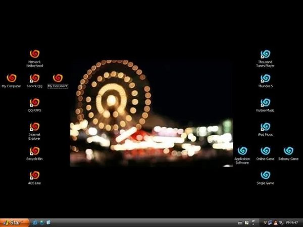 桌面图标分类管理