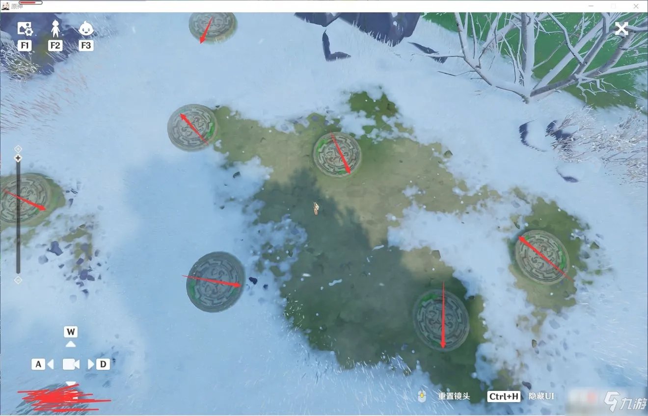 《原神》雪山地图八个圆盘攻略 解谜方法分享