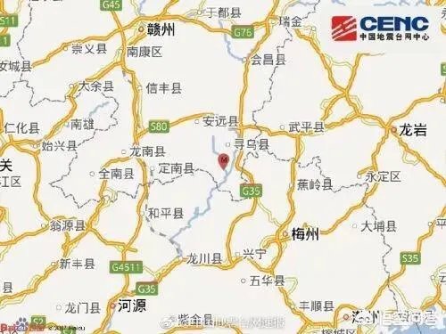 大家怎么看江西赣州寻乌两个月内发生两起地震，为什么寻乌多发地震？