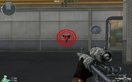 身着雪装的M4A1隐袭 CF丛林野战军