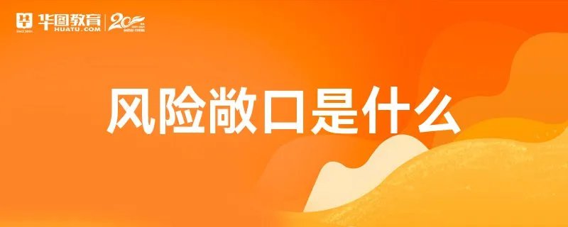 风险敞口是什么