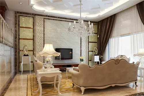 简欧客厅装修效果图 轻奢简欧客厅如何装修