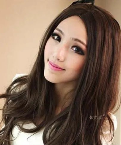 知性发型：知性潮女的长发气质发型