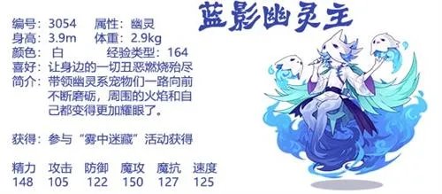 洛克王国蓝影幽灵主介绍一览