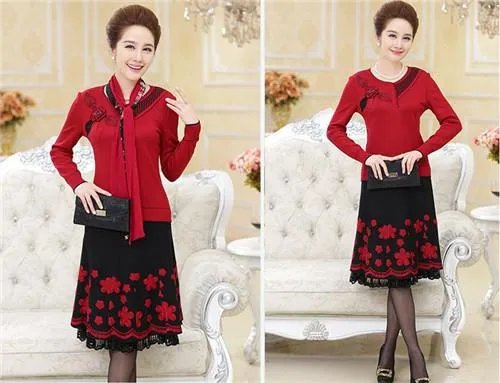 妈妈参加婚礼服装图片 妈妈怎么搭配服饰好看