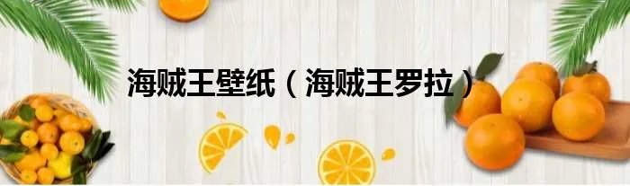 海贼王壁纸（海贼王罗拉）